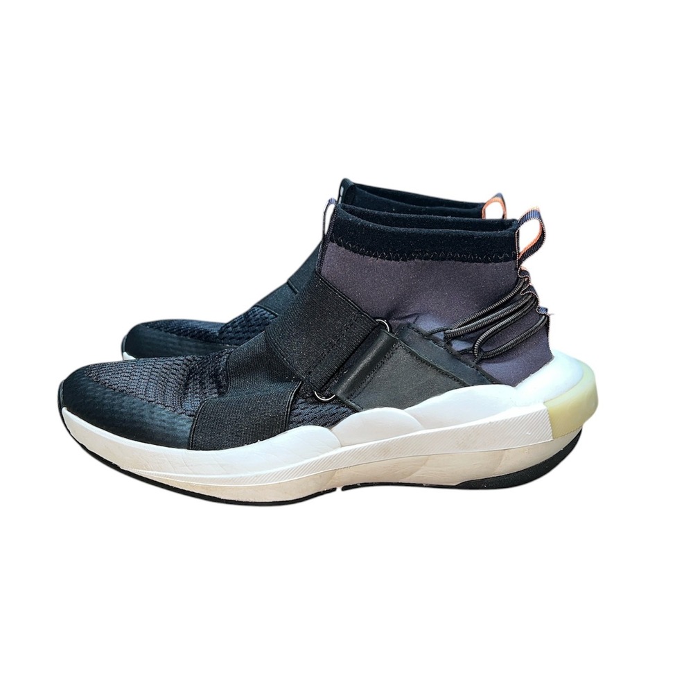 Sorel Explorer Defy Strap Athletic Sneakers Womens 7.5 Black Slip On Sock